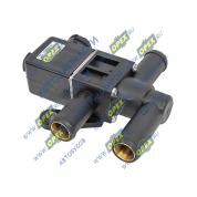 Клапан 24В 0,55А; 3хd=22; байонет.разъем, электромагнитный управление климат-контроля